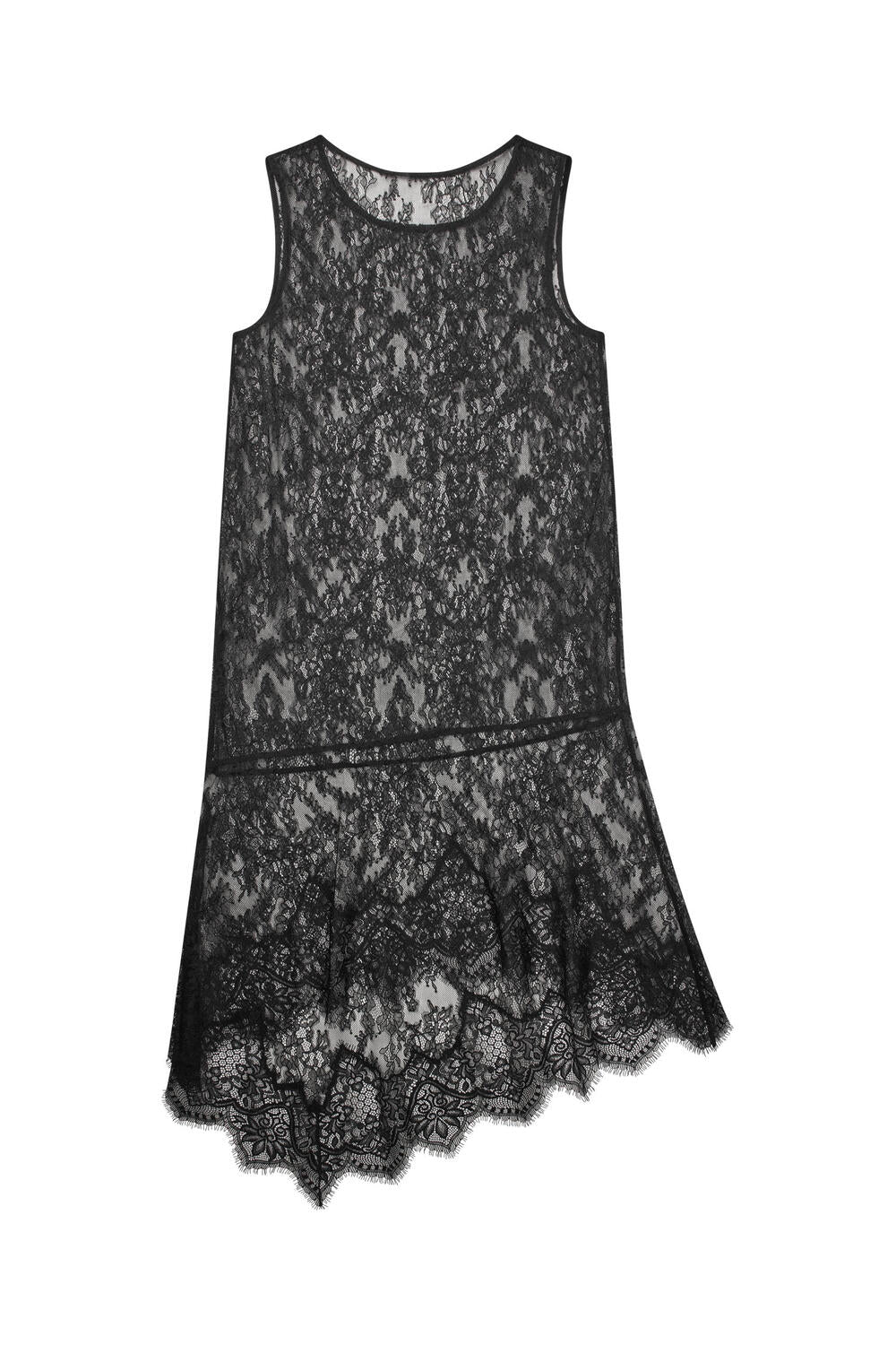 Caitlynna slip kjole – Black